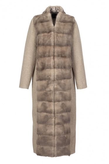 Дамско дълго палто визон - Moonstone.bg Дамско дълго палто визон