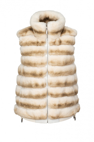 Дамски елек заешки косъм - Moonstone.bg Дамски елек заешки косъм