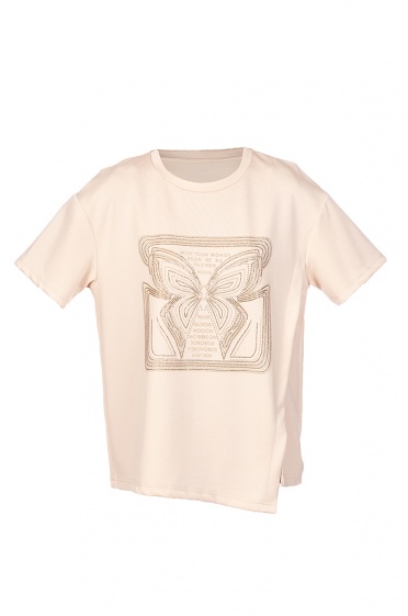 Дамска тениска пеперуда - Moonstone.bg Дамска тениска пеперуда