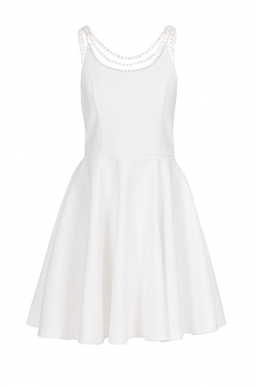 Дамска рокля с перлено деколте - Moonstone.bg Дамска рокля с перлено деколте