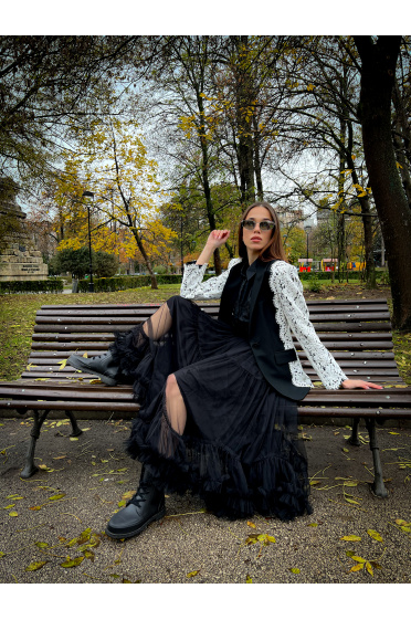 Дамско сако с дантела - Moonstone.bg Дамско сако с дантела