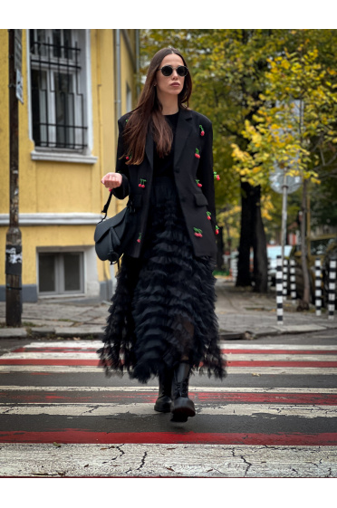 Дамско сако черешки - Moonstone.bg Дамско сако черешки